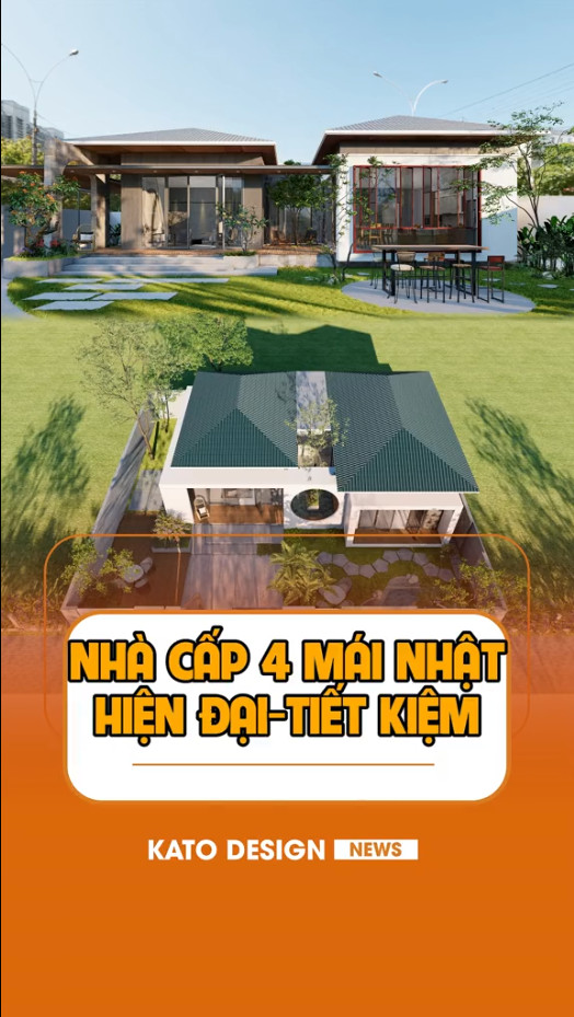 Nhà Cấp 4 Sân Vườn  Kato Thiết Kế