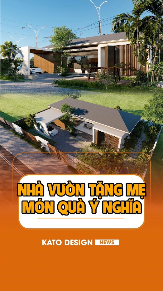 Nhà Cấp 4 Sân Vườn  Kato Thiết Kế