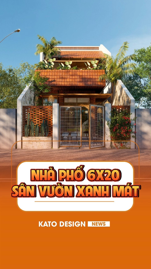 Nhà Cấp 4 Sân Vườn  Kato Thiết Kế