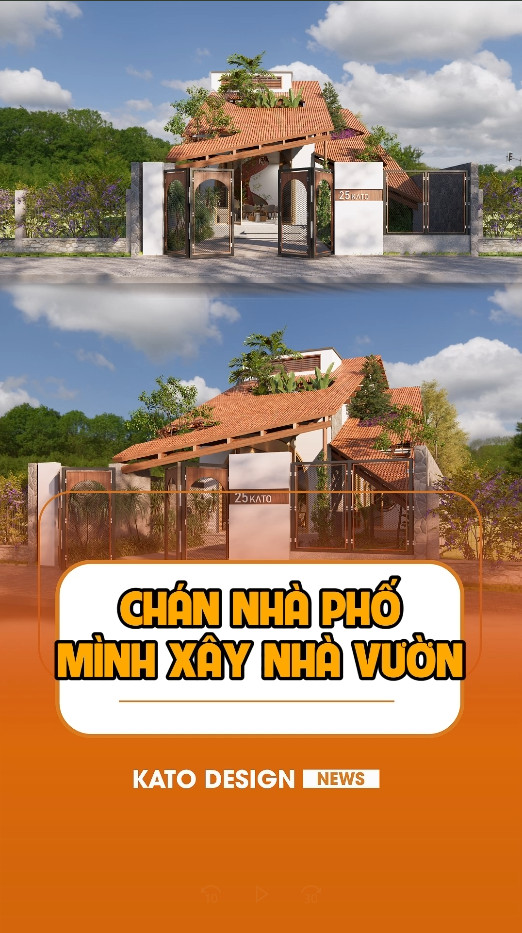 Nhà Cấp 4 Sân Vườn  Kato Thiết Kế