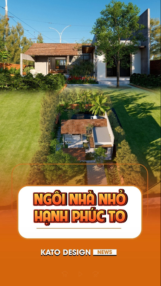 Nhà Cấp 4 Sân Vườn  Kato Thiết Kế