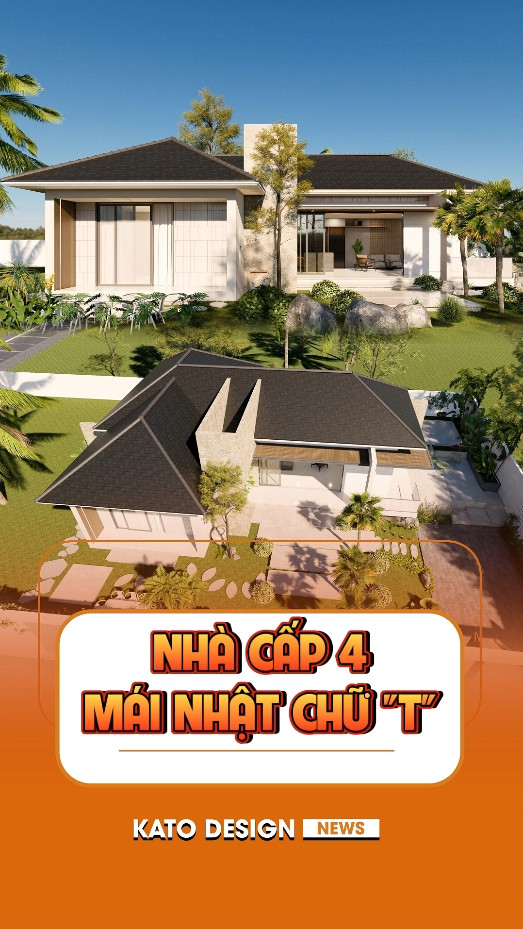 Nhà Cấp 4 Sân Vườn  Kato Thiết Kế