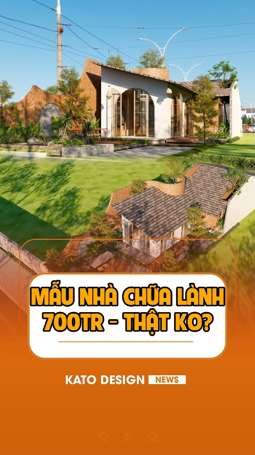 Nhà Cấp 4 Sân Vườn  Kato Thiết Kế
