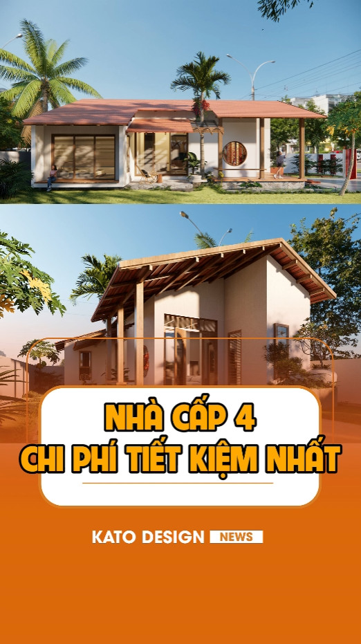 Nhà Cấp 4 Sân Vườn  Kato Thiết Kế