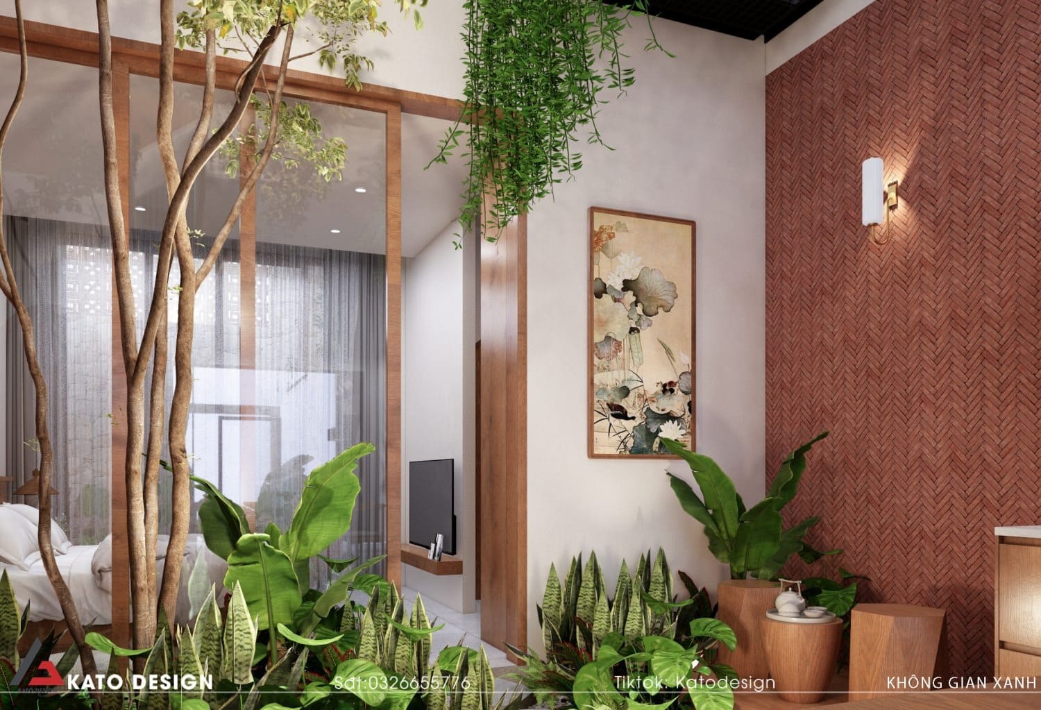 Không gian sống gần gũi với thiên nhiên