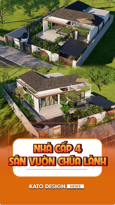 Nhà Cấp 4 Sân Vườn Chữa Lành