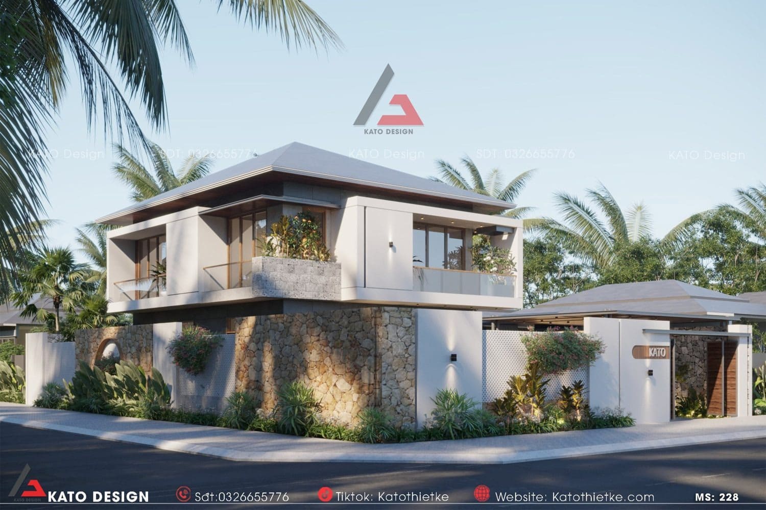 Thiết kế mái Nhật hài hoà giữa truyền thống và hiện đại