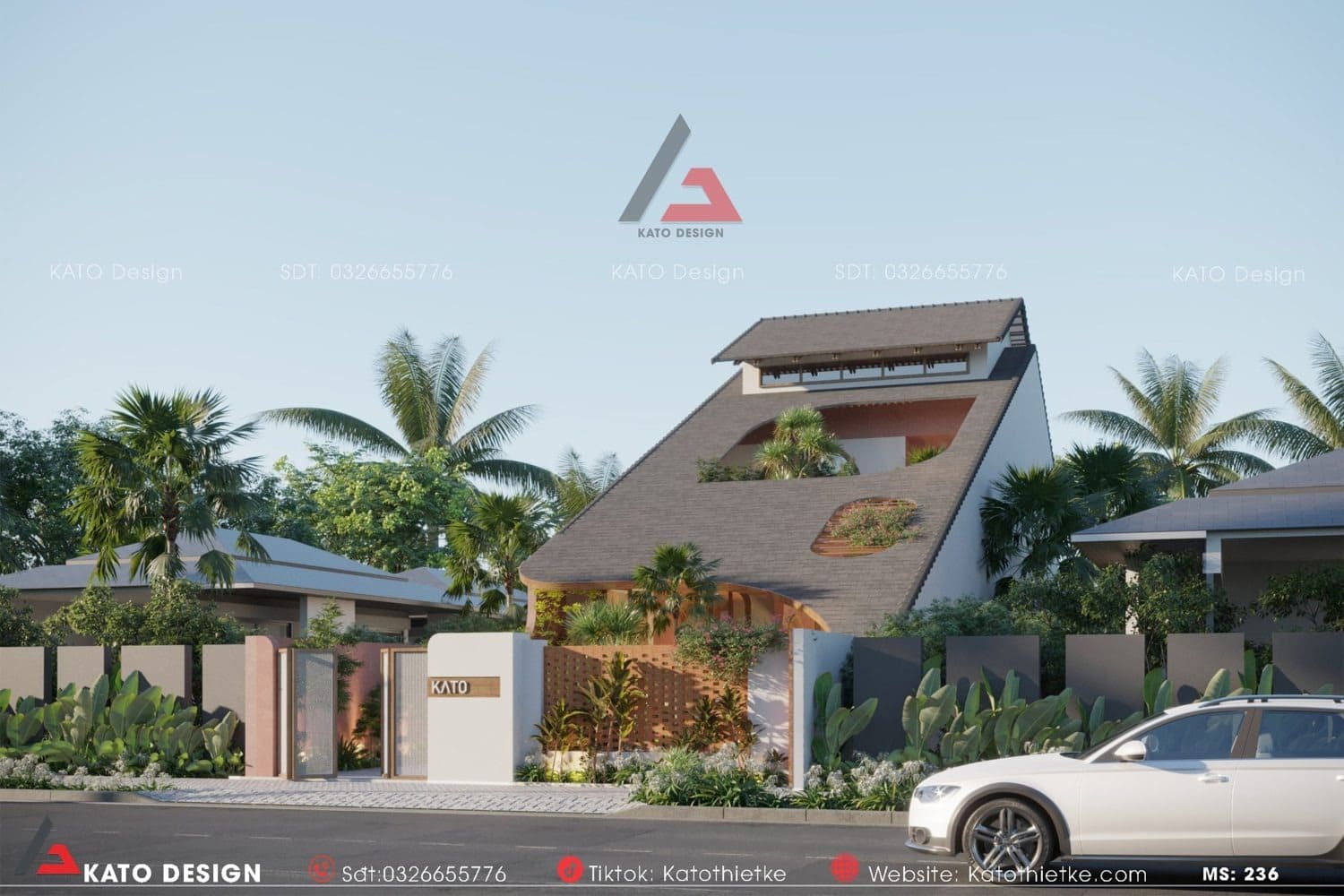 Kiểu nhà cấp 4 gác lửng sân vườn được nhiêu gia chủ săn đón