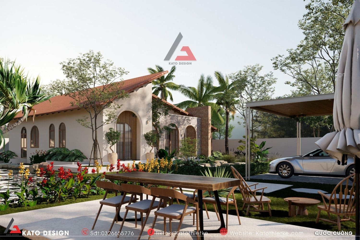 Không gian mở, nhiều ánh sáng tự nhiên