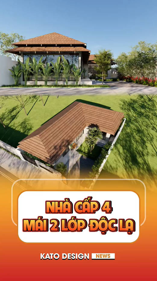 Nhà Cấp 4 Mái 2 Lớp