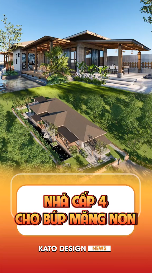 Nhà Cấp 4 Sân Vườn đẹp
