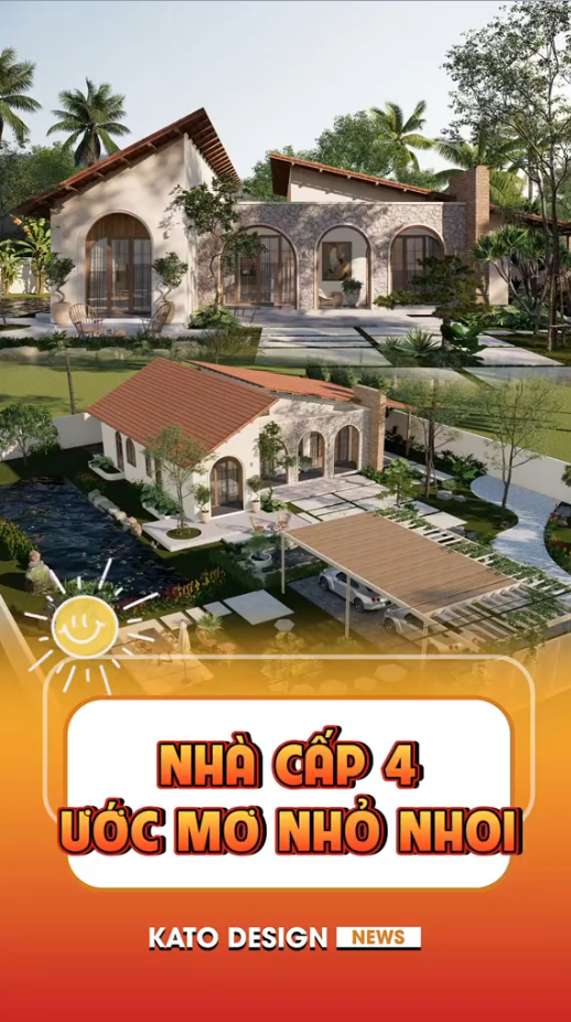 Thiết Kế Nhà Vườn Cấp 4