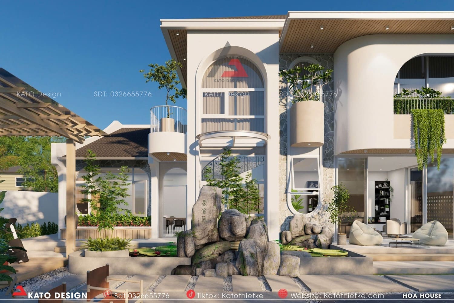 Kiến trúc hiện đại tối giản nhưng sang trọng Kiến trúc hiện đại tối giản nhưng sang trọng