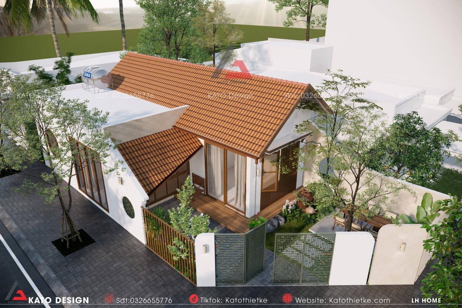 Thiết kế gọn gàng, phù hợp với cả gia đình nhiều thế hệ.