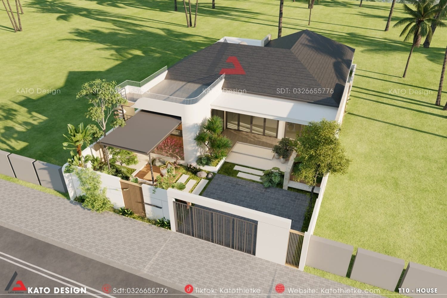 Mẫu nhà vườn đẹp được nhiều gia chủ yêu thích