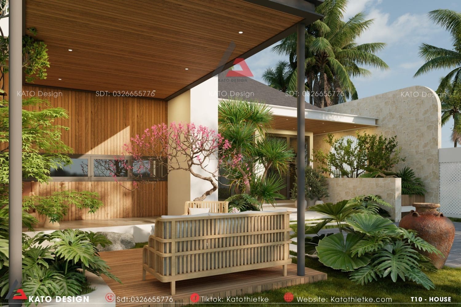 Khu vực thư giãn giành cho gia chủ