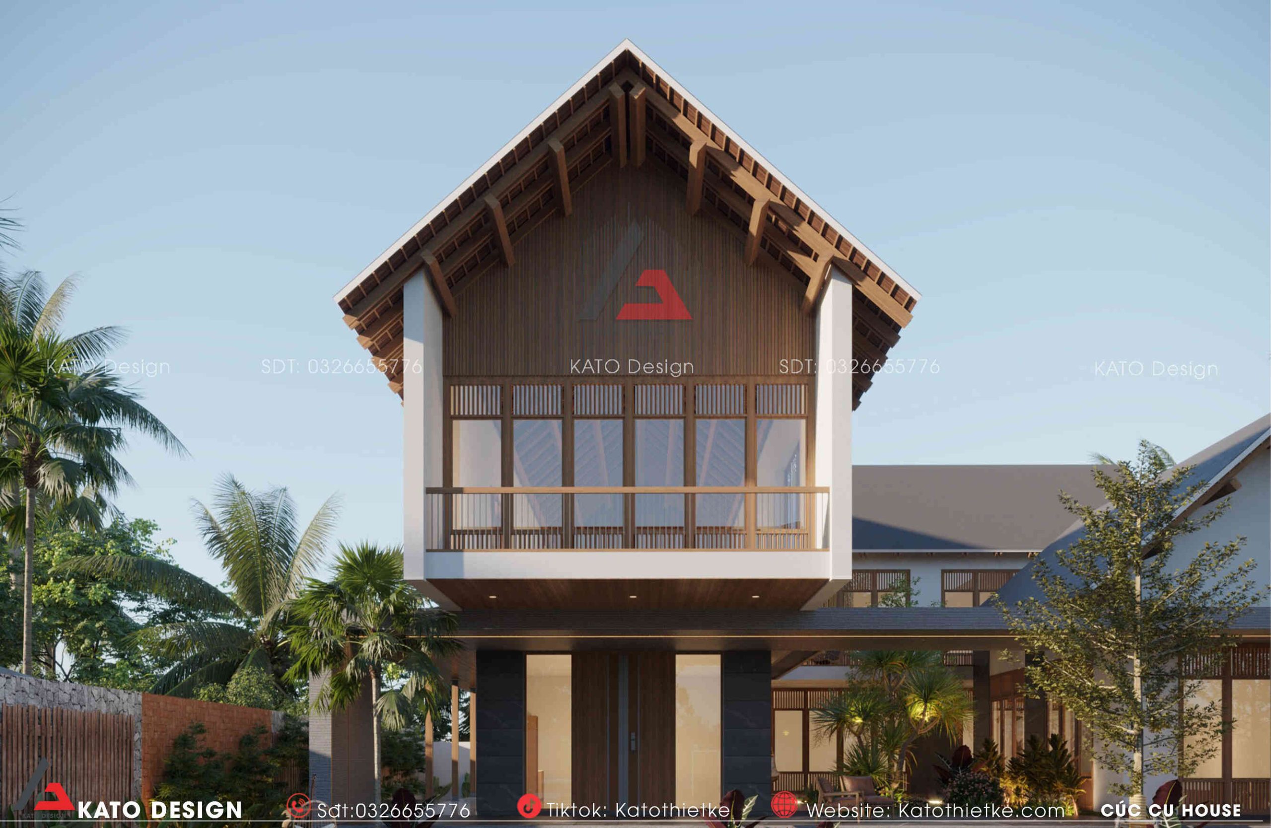 Biệt thự 2 tầng là lựa chọn phổ biến của nhiều gia chủ