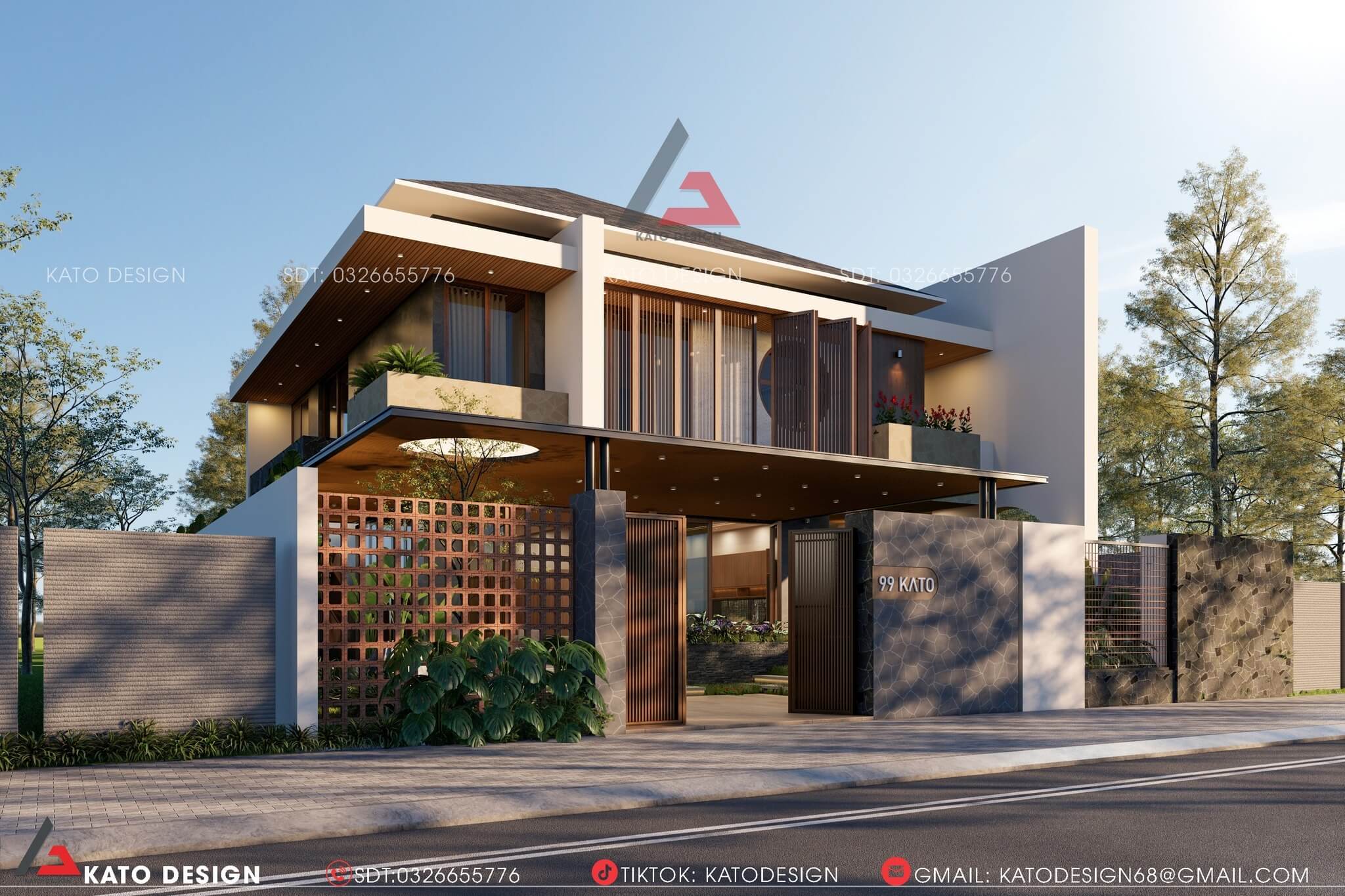 Ngoại thất mang đậm phong cách hiện đại
