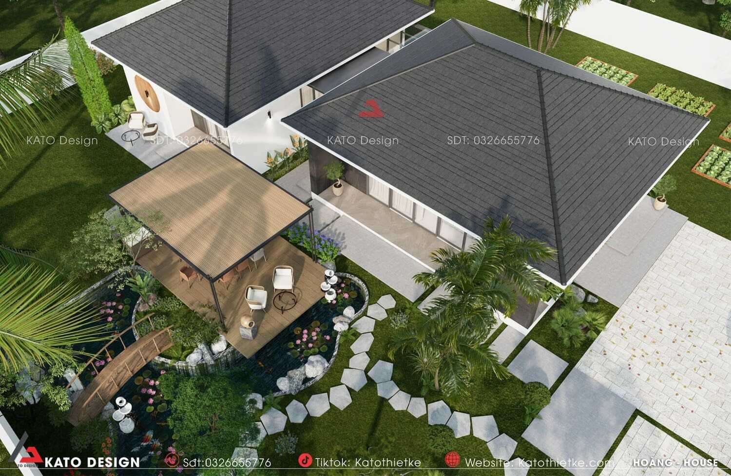 Mẫu nhà vườn cấp 4 được nhiều gia chủ săn đón