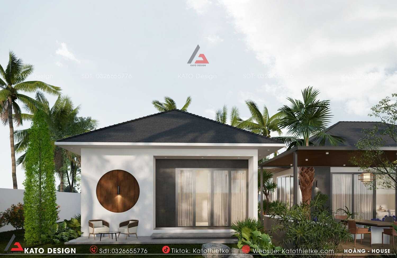 Hệ cửa mở giúp không gian bên trong luôn sáng và thoáng