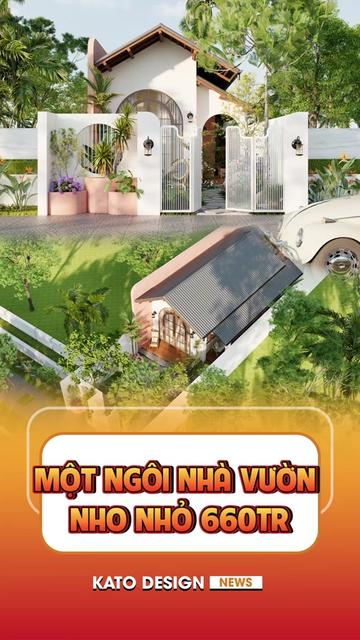 nhà vườn cấp 4 chỉ 600tr