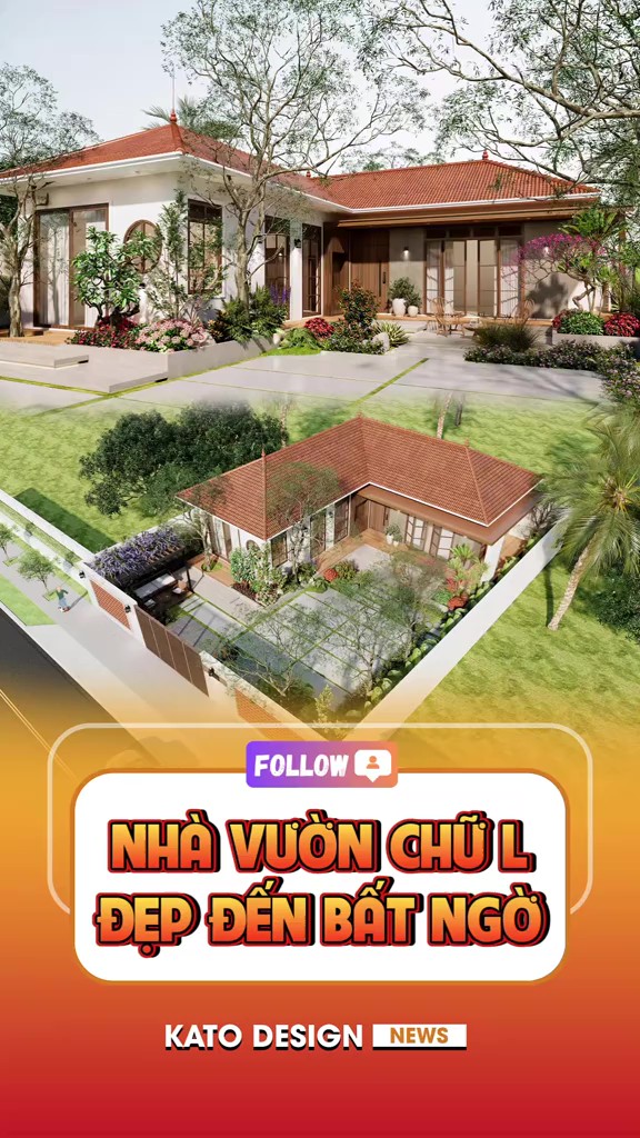 Mẫu Nhà Chữ L Thiết Kế đẹp đến Bất Ngờ