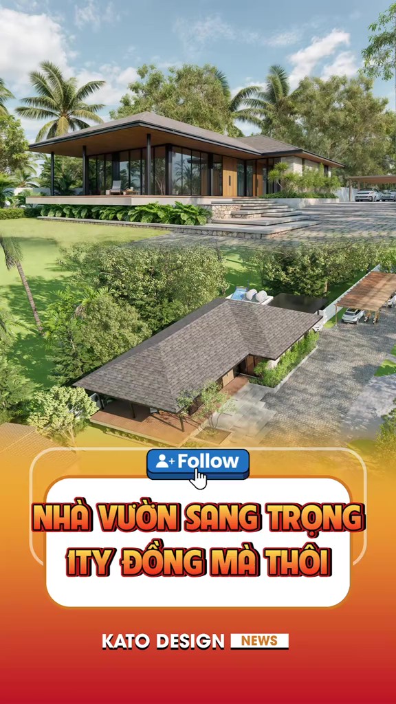 Mẫu Nhà Vườn Sang Trọng Với Già Chỉ 1 Tỷ đồng