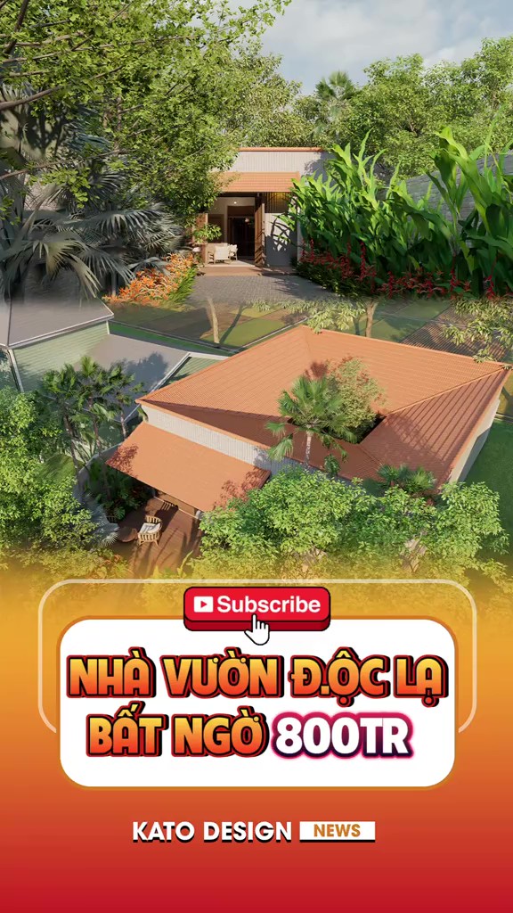 Mẫu Nhà Vườn Tách Biệt Với Xô Bồ đô Thị
