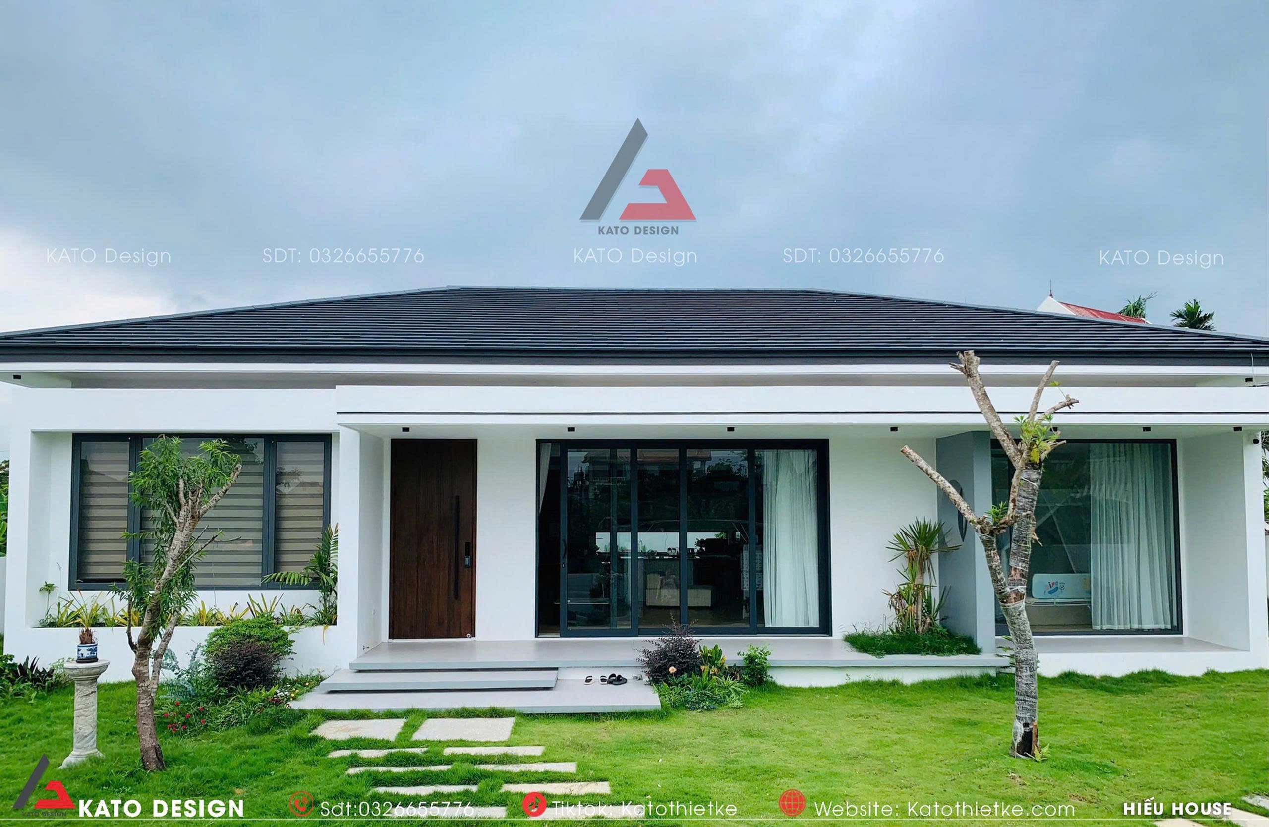 Nhà vườn mái Nhật cấp 4