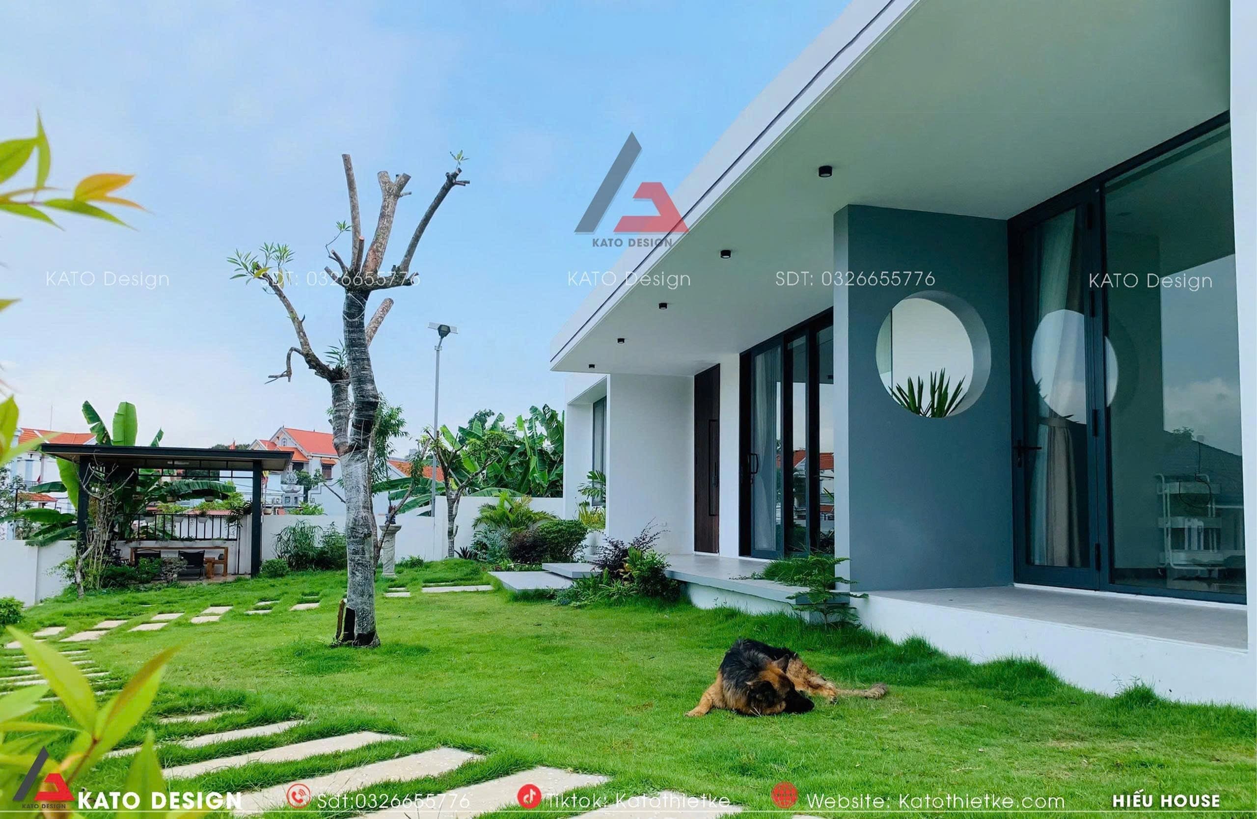 Nhà vườn mái Nhật cấp 4 hiện đại Nhà vườn mái Nhật cấp 4 hiện đại