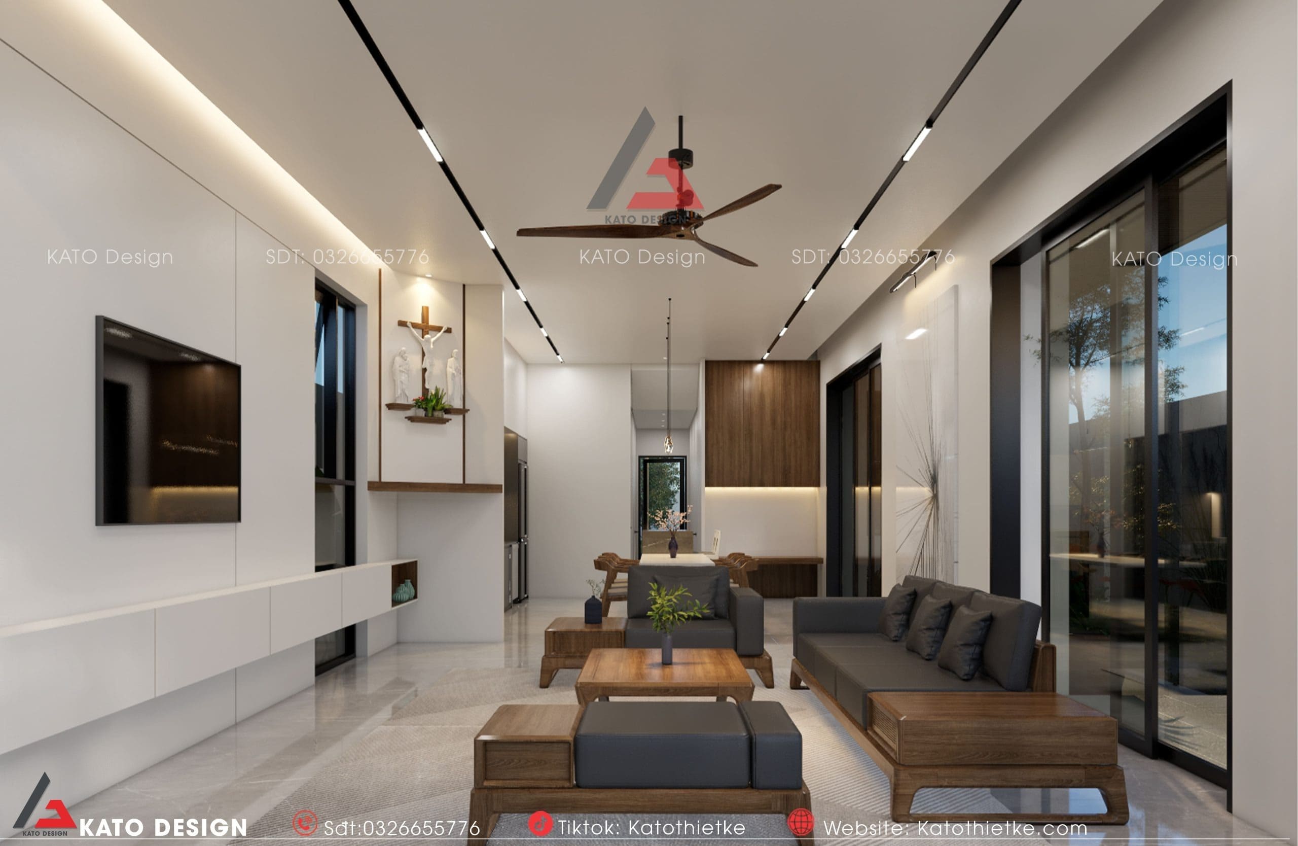 Không gian trong nhà tối giản, tinh tế Không gian trong nhà tối giản, tinh tế