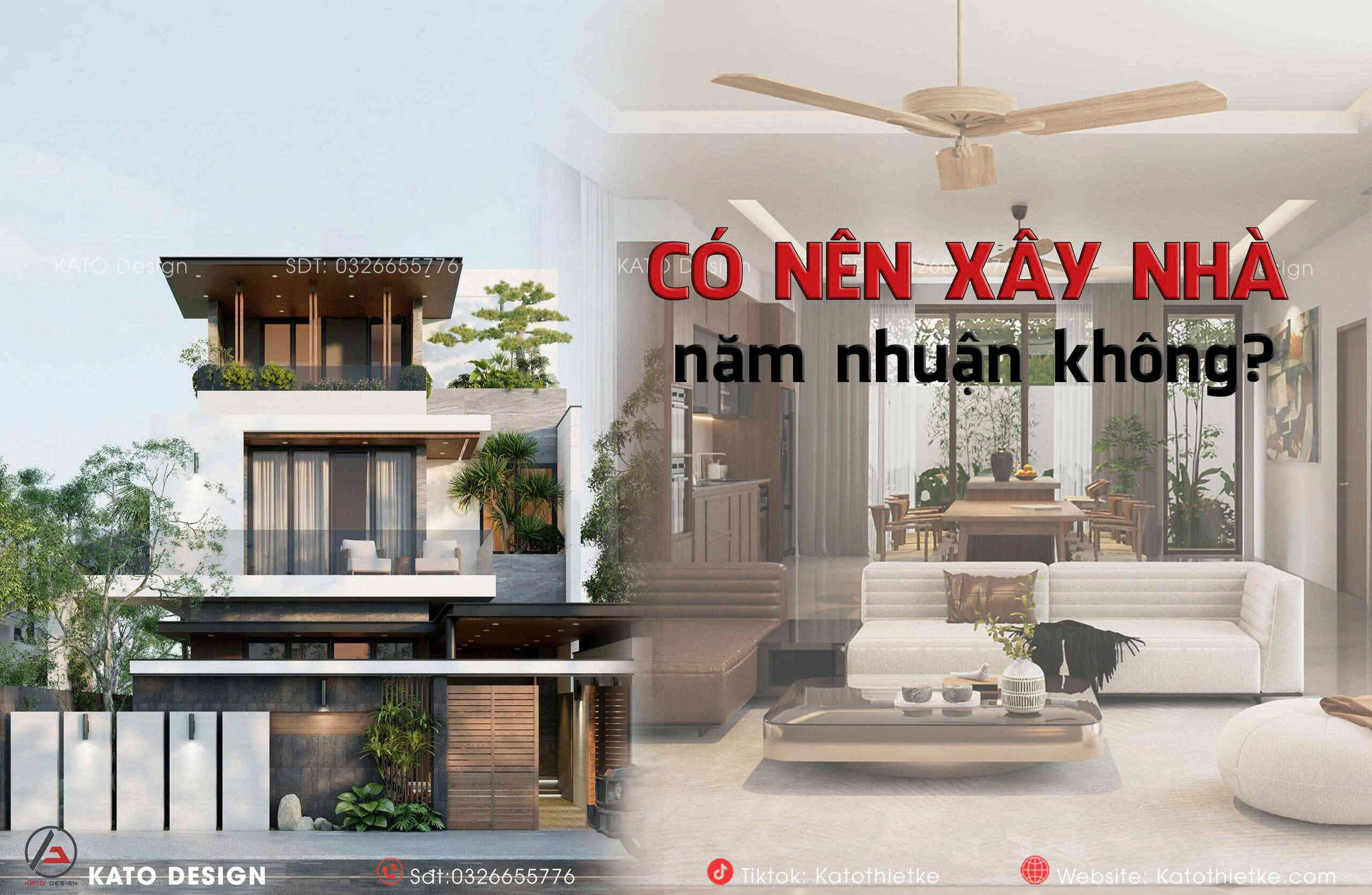 Có nên xây nhà năm nhuận không Có nên xây nhà năm nhuận không