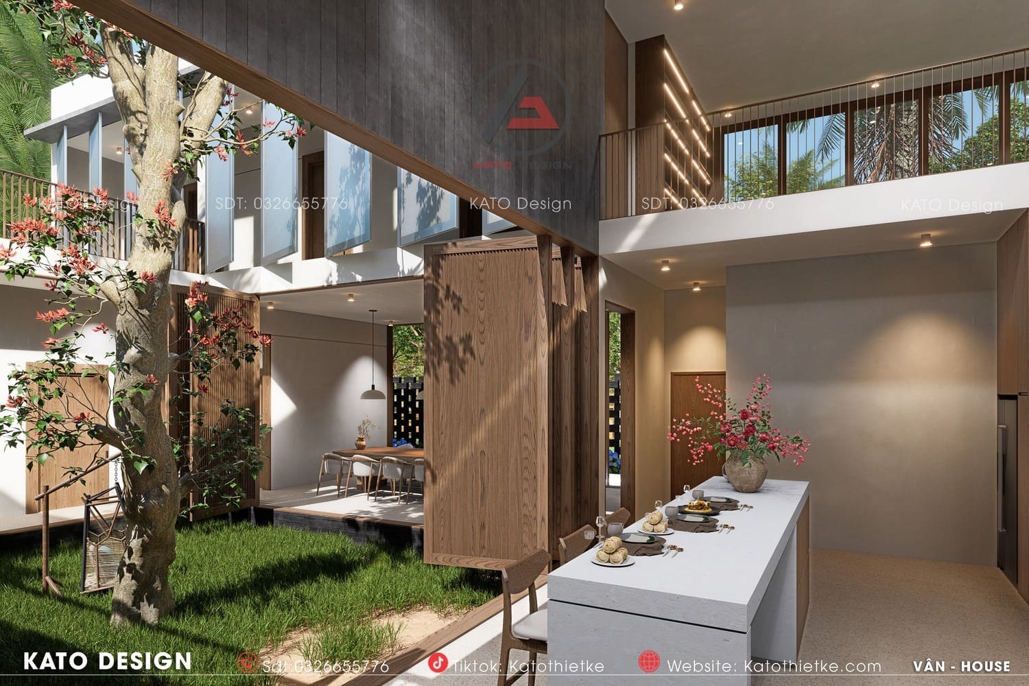 Không gian mở gắn kết với thiên nhiên
