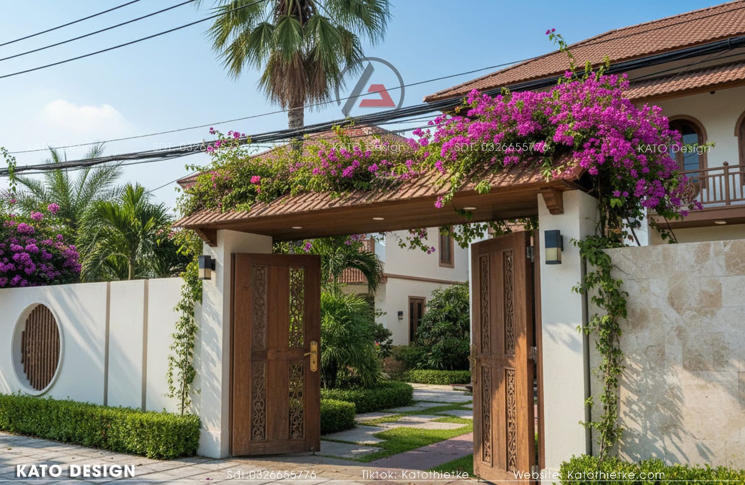 Kiến trúc mang đậm tinh thần Địa Trung Hải phóng khoáng