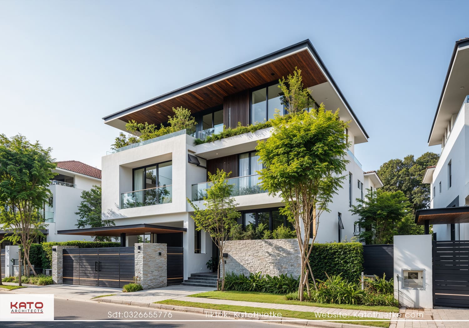 Kiến trúc tổng thể hiện đại, tinh gọn mà sang trọng