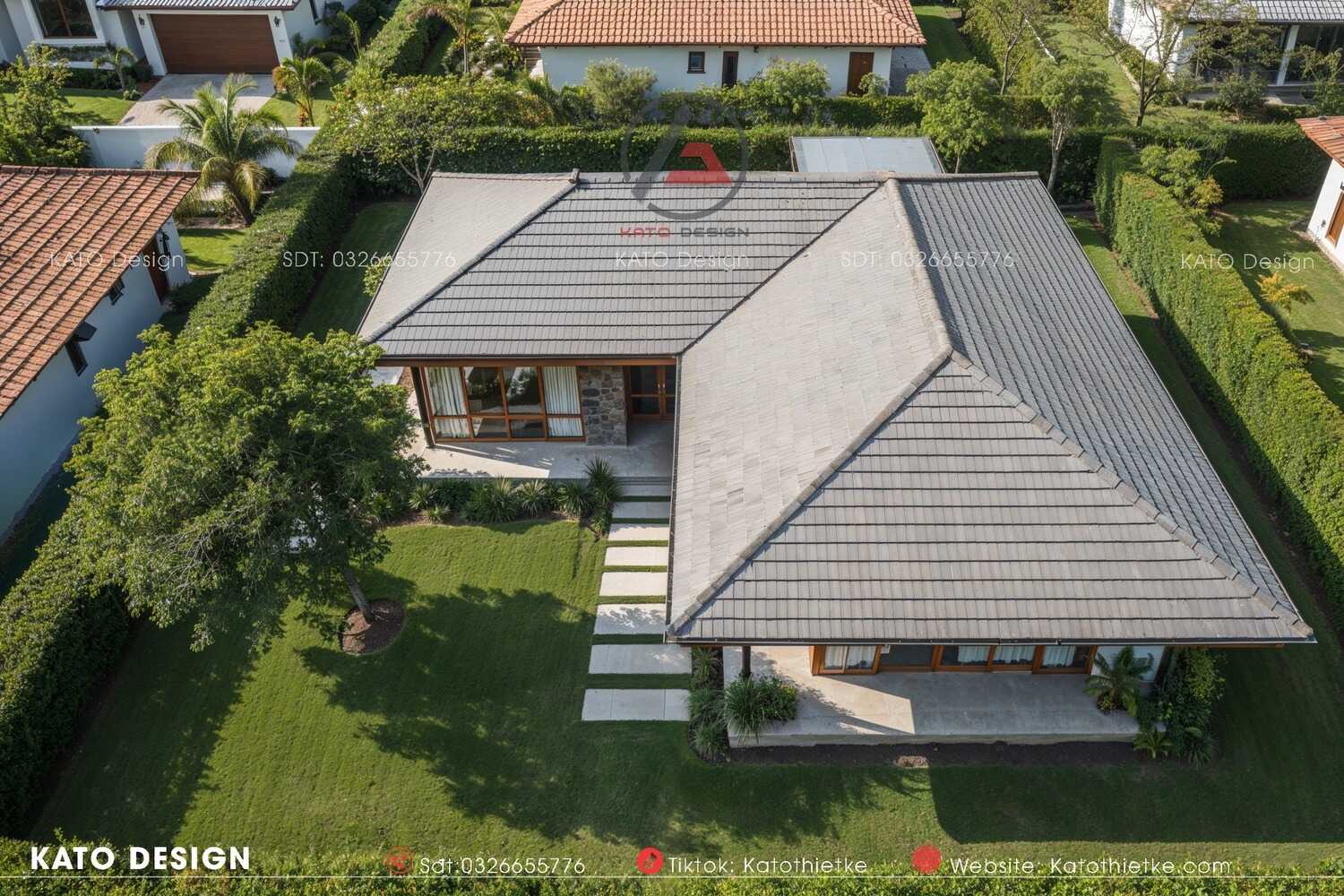 Nhà cấp 4 chữ L được nhiều gia chủ săn đón