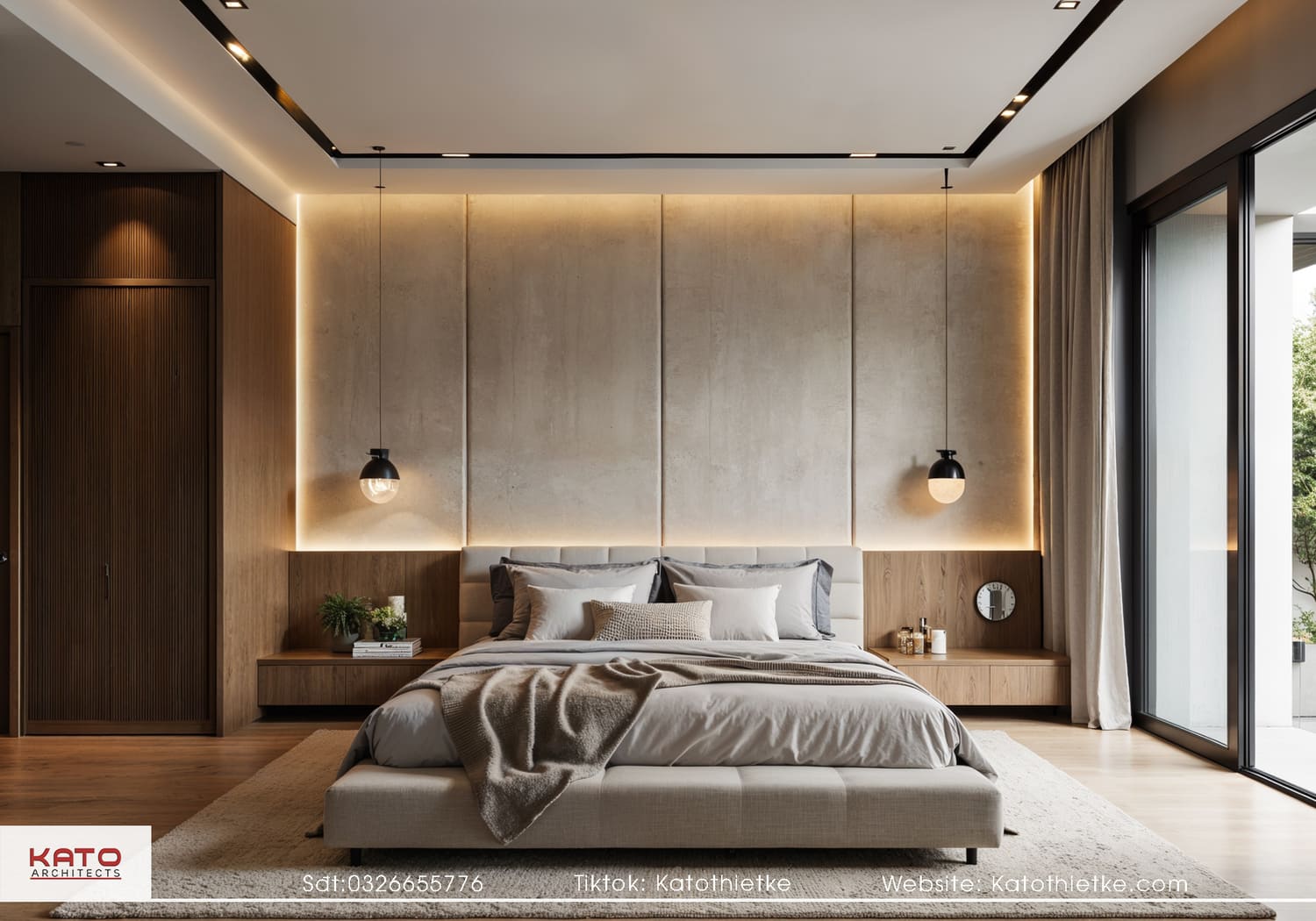 Không gian phòng ngủ được thiết kế tối ưu ánh sáng Không gian phòng ngủ được thiết kế tối ưu ánh sáng