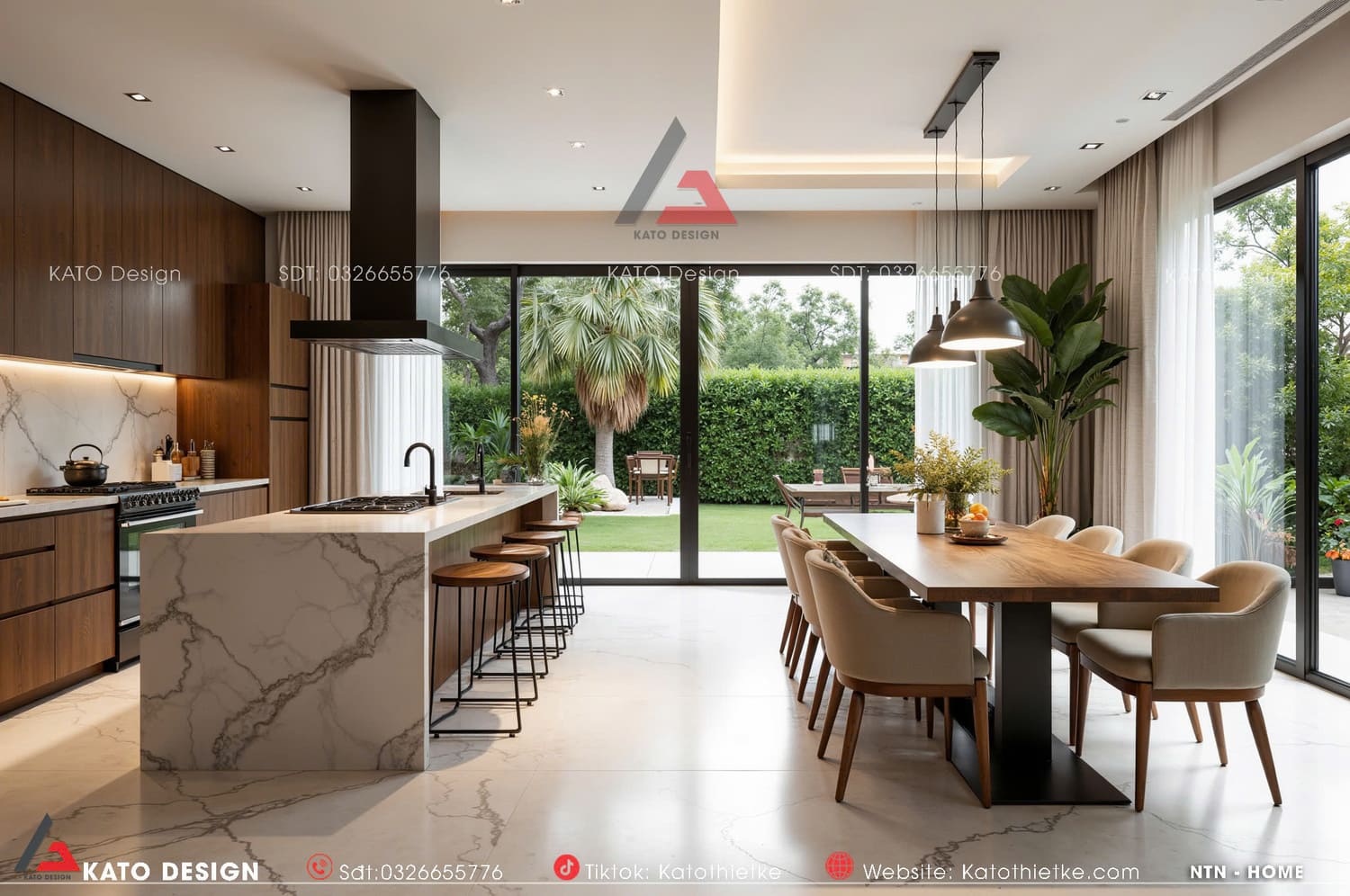 Khu bếp – ăn tiện nghi