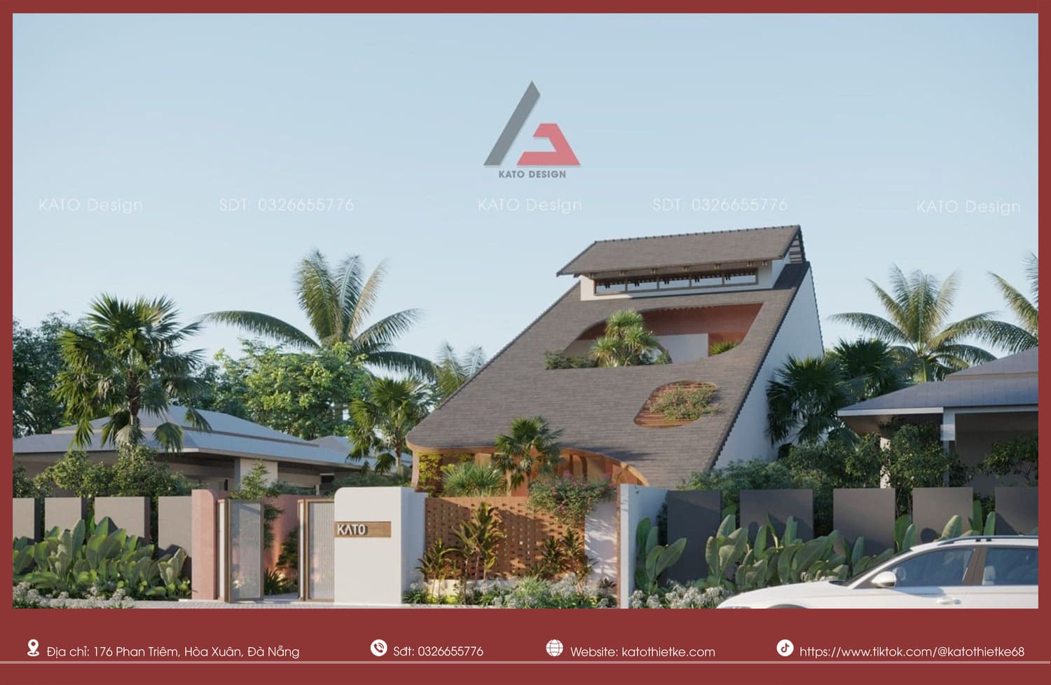 Nhà vườn gác lửng thoáng sáng, tăng diện tích sống Nhà vườn gác lửng thoáng sáng, tăng diện tích sống