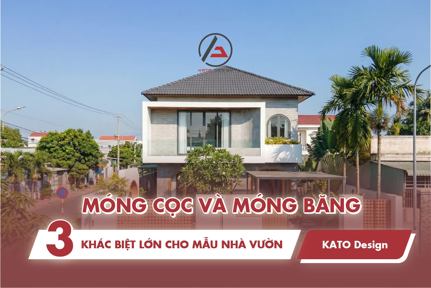 3 khác biệt lớn giữa móng cọc và móng băng cho nhà vườn