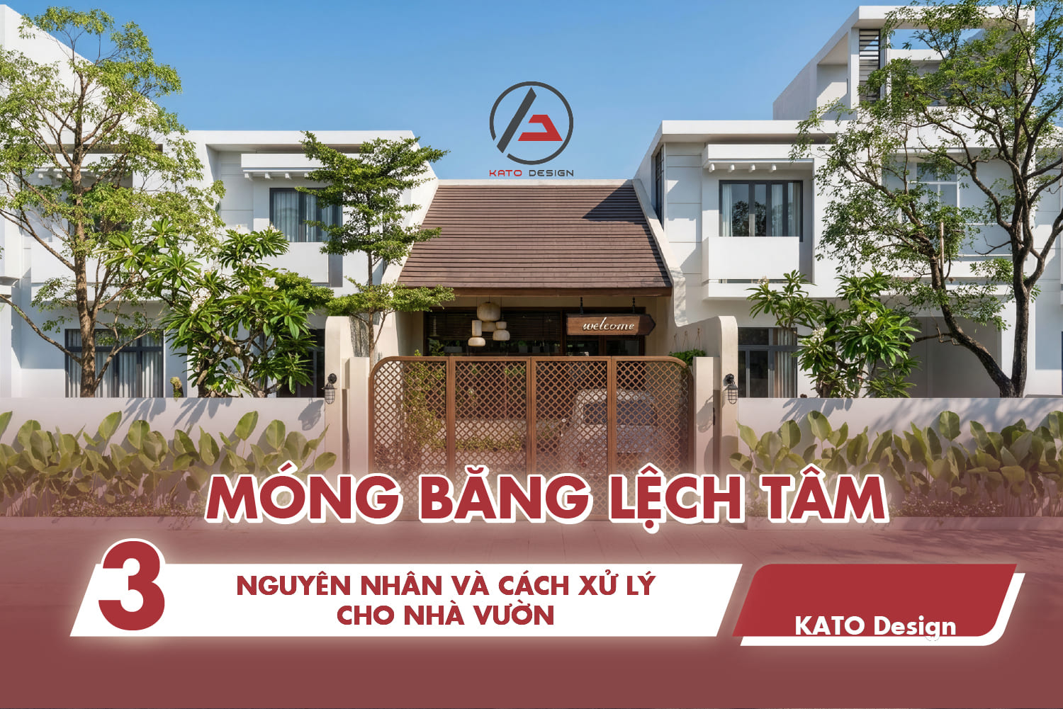 3 nguyên nhân móng băng lệch tâm và cách xử lý cho nhà vườn