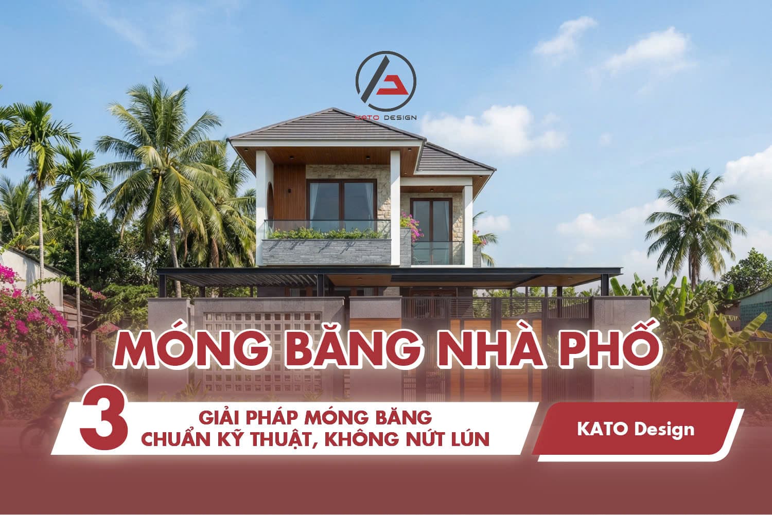 3 giải pháp móng băng nhà phố chuẩn kỹ thuật, không nứt lún