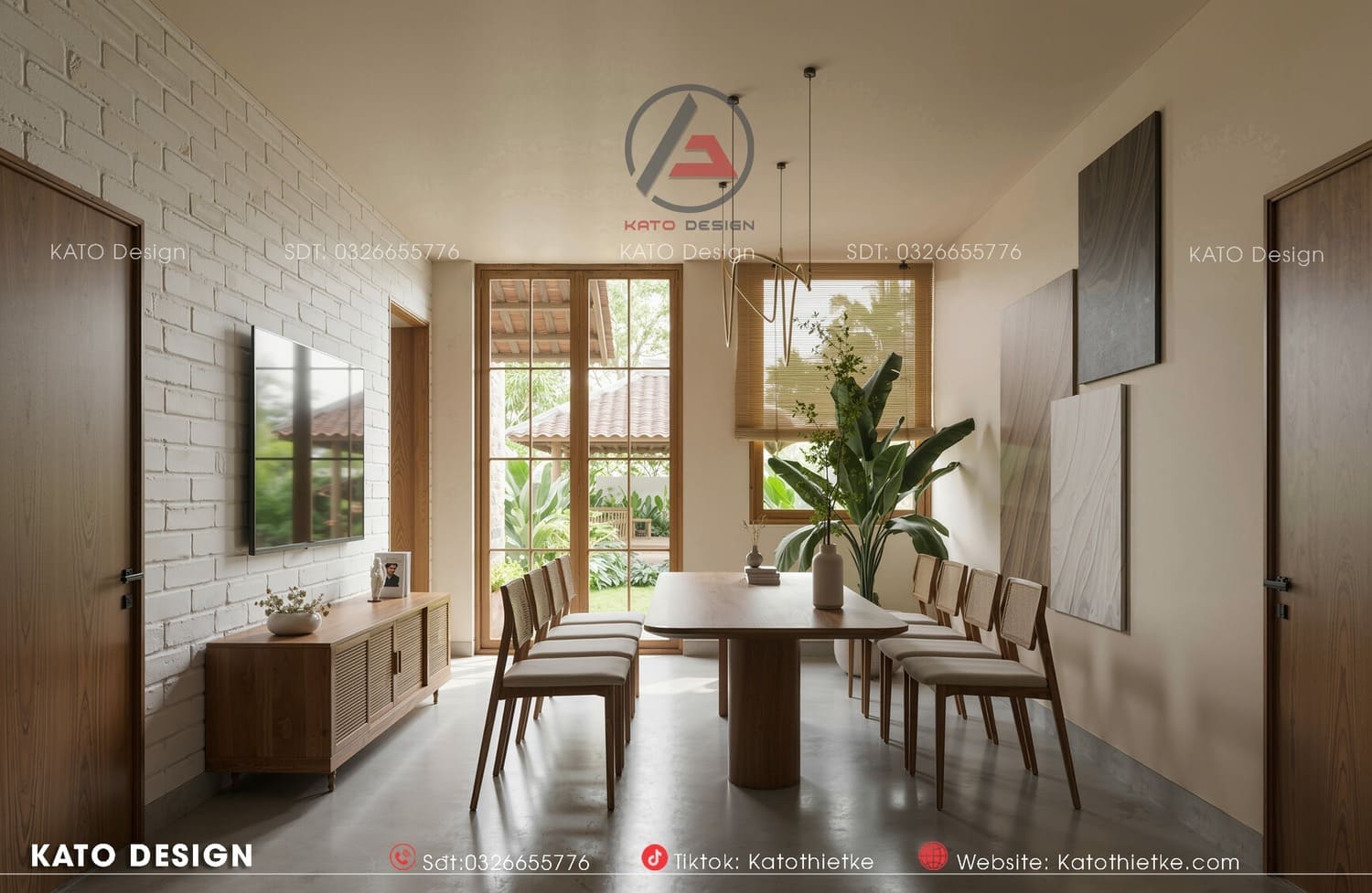 Nội thất theo phong cách hiện đại, dễ dùng