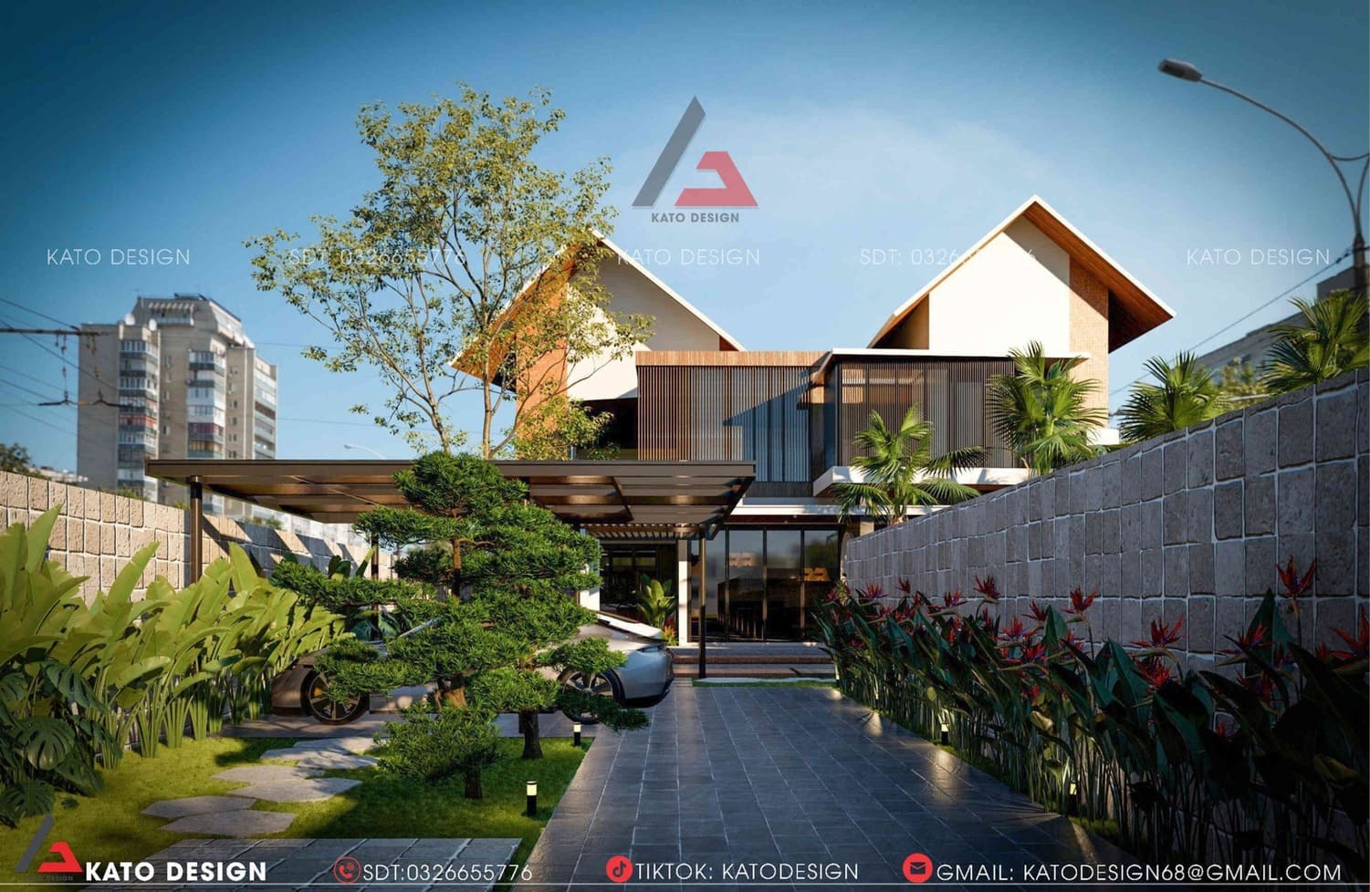Mẫu nhà biệt thự hiện đại được nhiều gia chủ yêu thích
