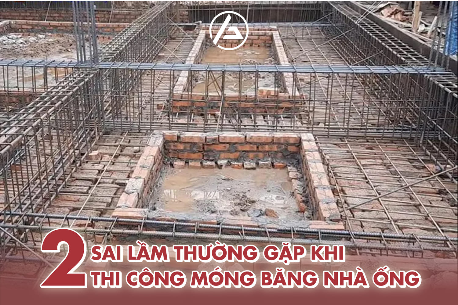 Móng băng nhà ống chịu lực tốt nhưng sai khảo sát hay thi công dễ lún, nghiêng