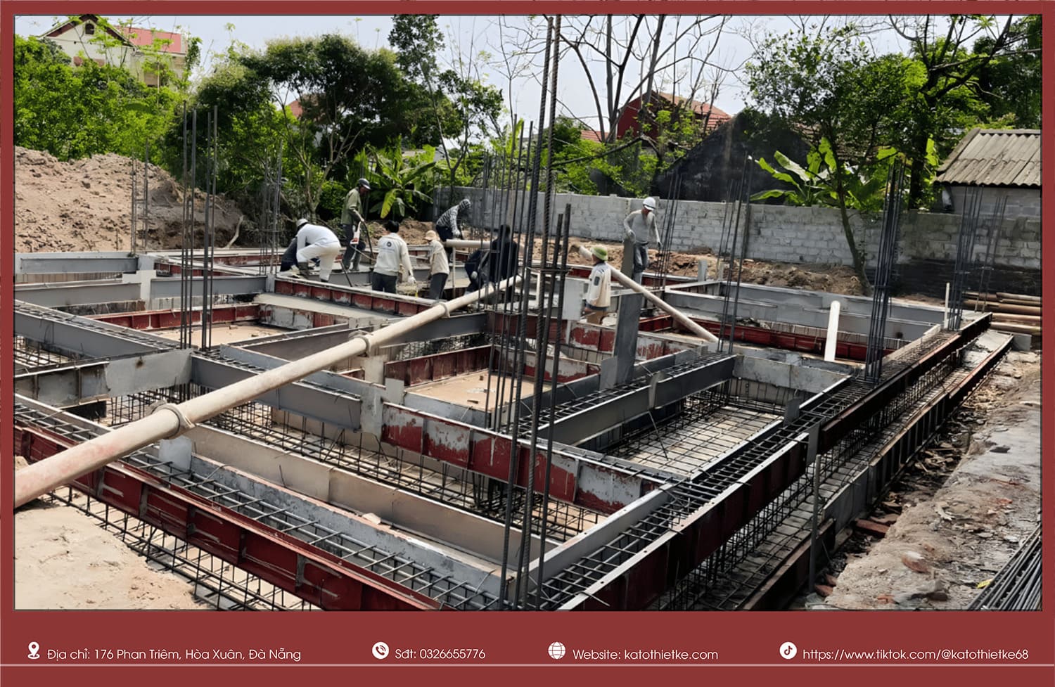 3 cách làm móng băng nhà phố chắc bền gồm khảo sát đất, gia cố nền và thi công đúng kỹ thuật
