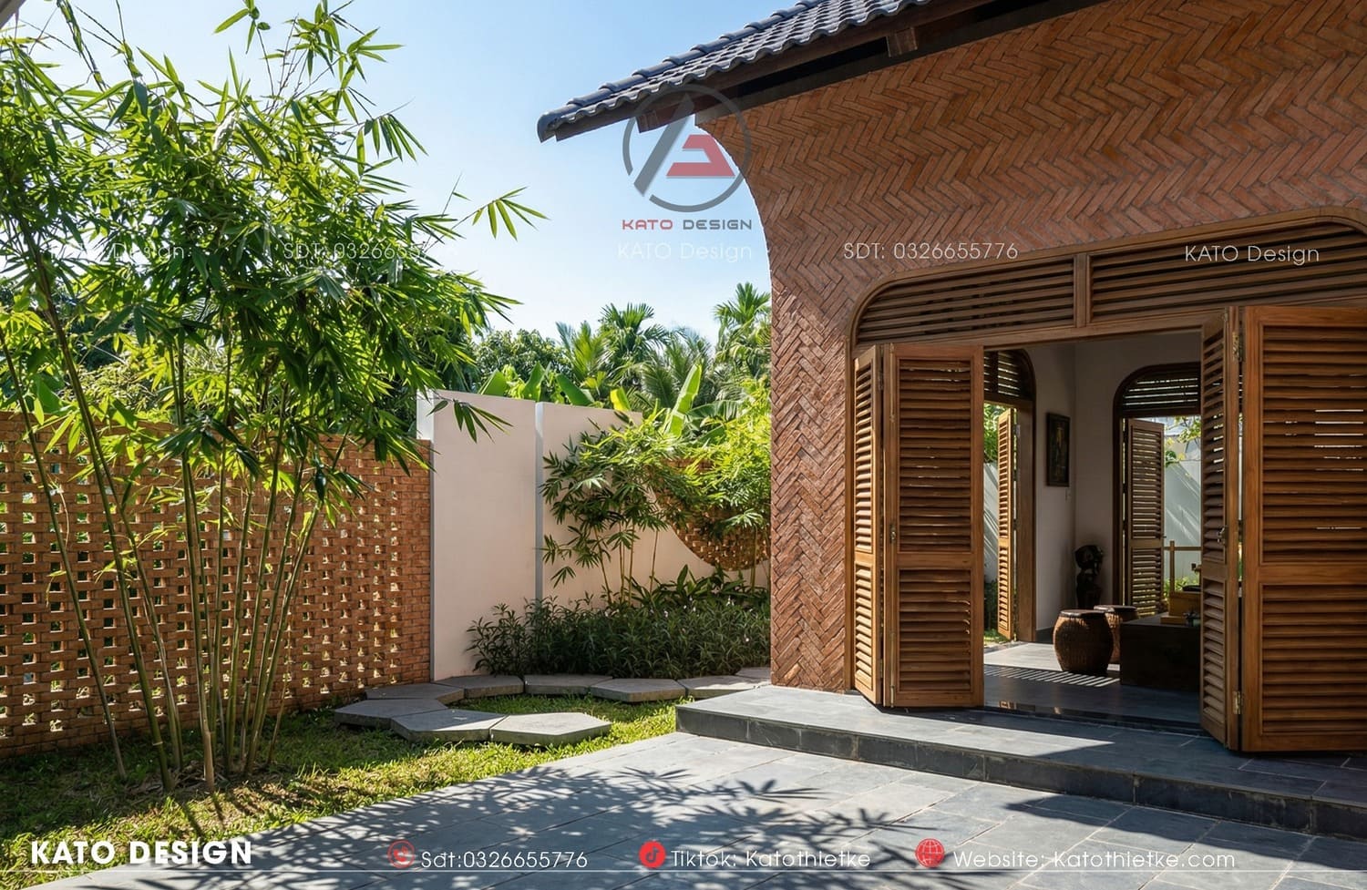 Sảnh vào mở rộng, thông thoáng Sảnh vào mở rộng, thông thoáng