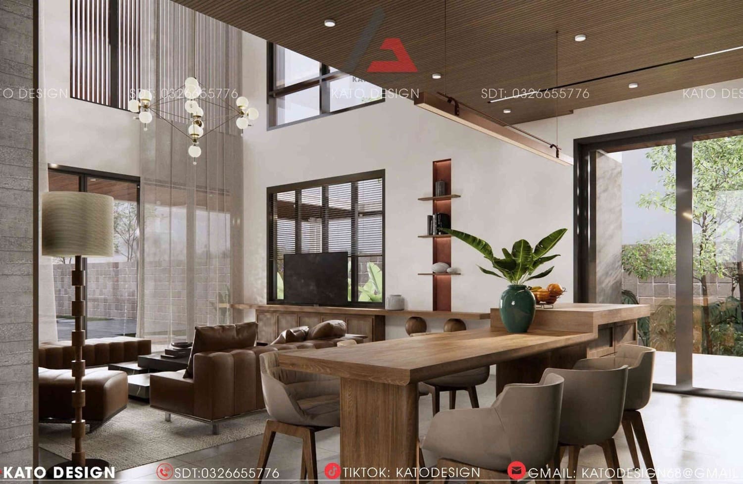 Sự kết hợp độc đáo của hình khối
