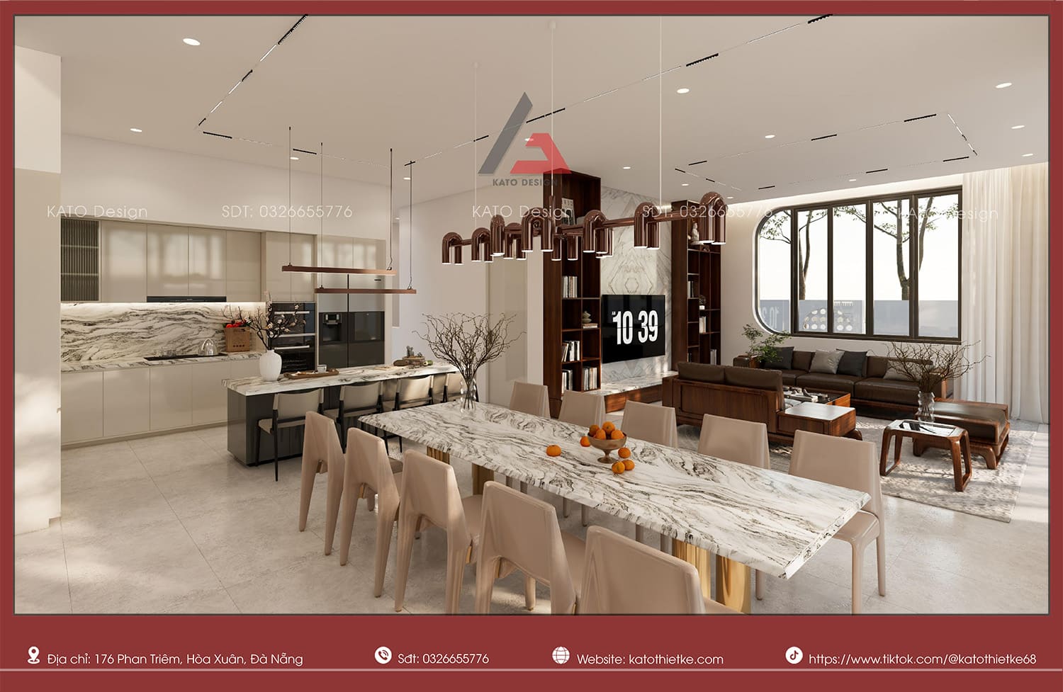Bếp nhà Đông Bắc không nên đặt đối diện cửa chính để giữ vượng khí và sức khỏe