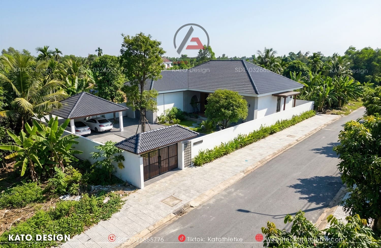 Nhà cấp 4 mái Nhật đơn giản là xu hướng nhà ở hiện đại, tiện nghi, phù hợp gia đình Việt
